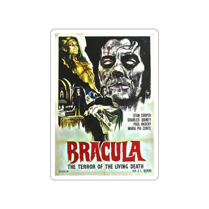 BRACULA (THE HANGING WOMAN) 1973 Movie Poster STICKER Vinyl Die-Cut Decal 4 Inch - The Sticker Space