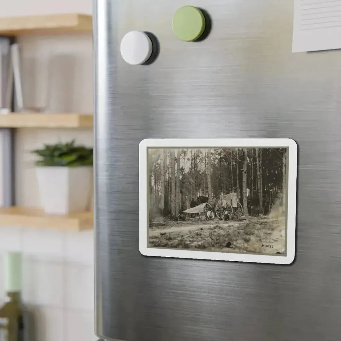 Brady's Photo Outfit In Front Of Petersburg, Va. 1864( ) (U.S. Civil War) Refrigerator Magnet - The Sticker Space