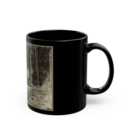 Brady's Photo Outfit In Front Of Petersburg, Va. 1864( ) (U.S. Civil War) Black Coffee Mug-The Sticker Space