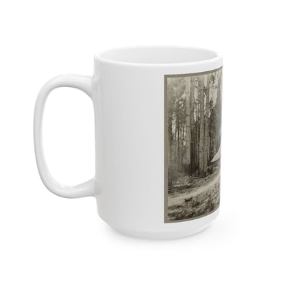 Brady's Photo Outfit In Front Of Petersburg, Va. 1864( ) (U.S. Civil War) White Coffee Mug-The Sticker Space