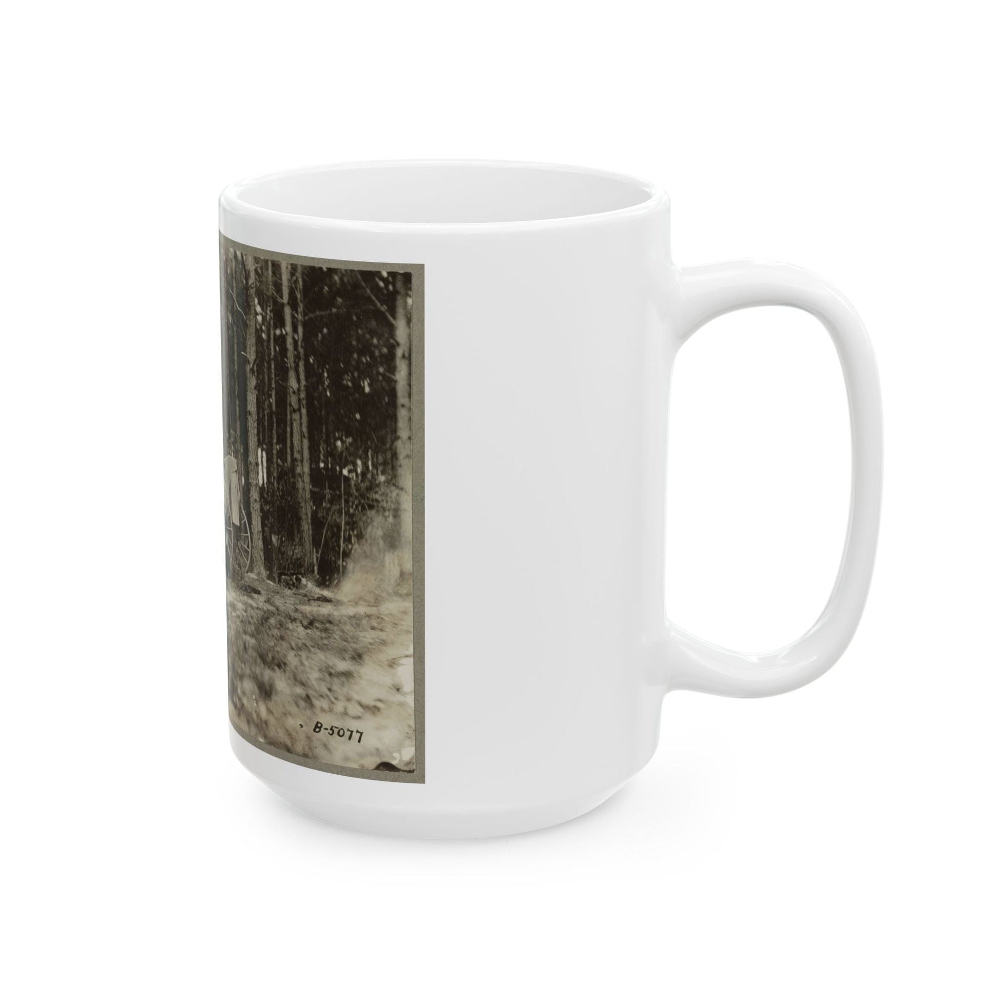 Brady's Photo Outfit In Front Of Petersburg, Va. 1864( ) (U.S. Civil War) White Coffee Mug-The Sticker Space