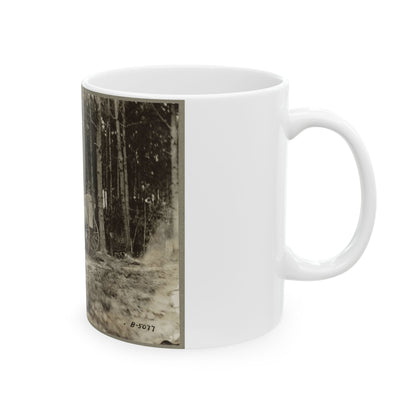 Brady's Photo Outfit In Front Of Petersburg, Va. 1864( ) (U.S. Civil War) White Coffee Mug-The Sticker Space