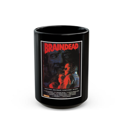 BRAINDEAD 1992 Movie Poster - Black Coffee Mug-15oz-The Sticker Space