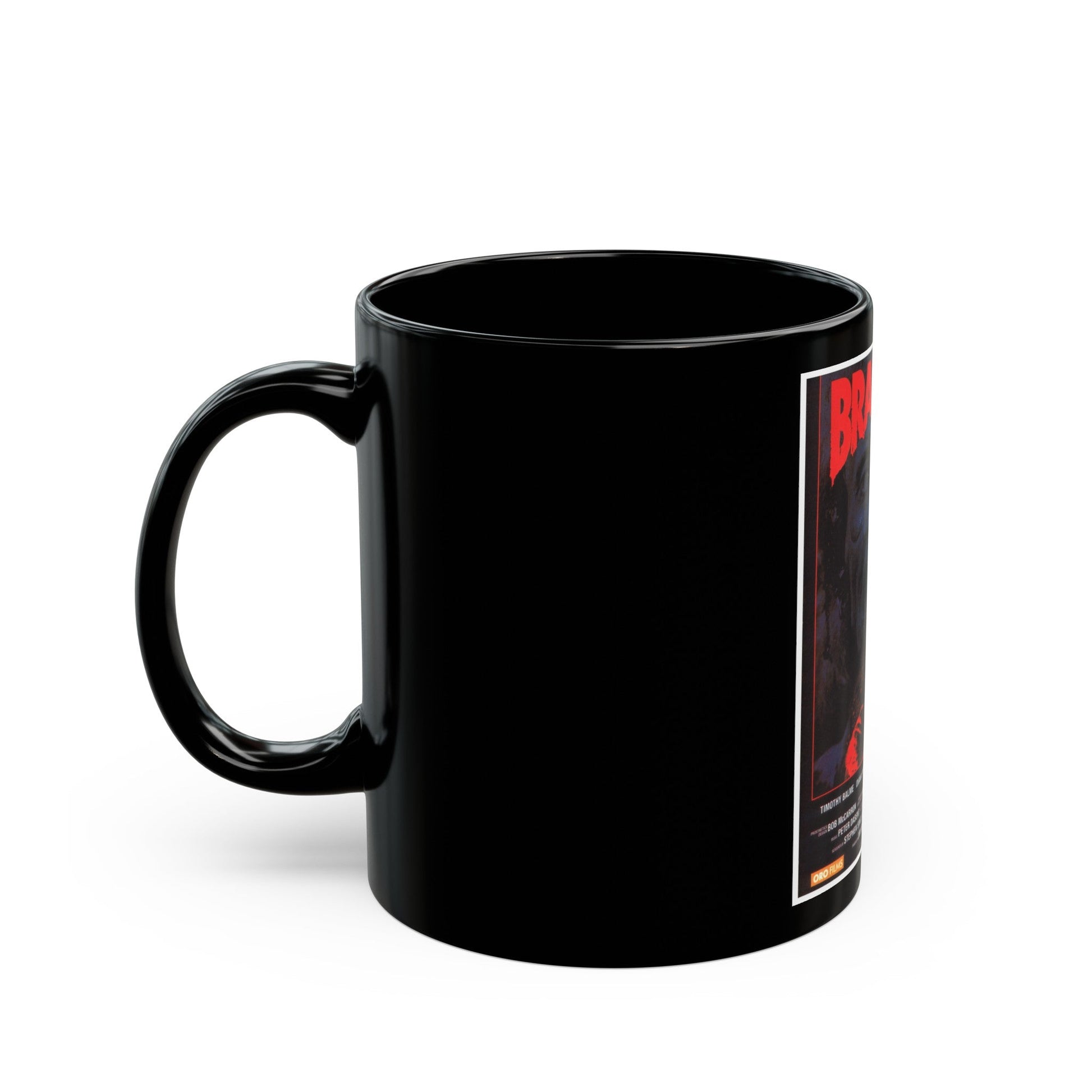 BRAINDEAD 1992 Movie Poster - Black Coffee Mug-The Sticker Space