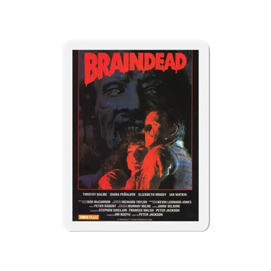 BRAINDEAD 1992 Movie Poster - Refrigerator Magnet - The Sticker Space