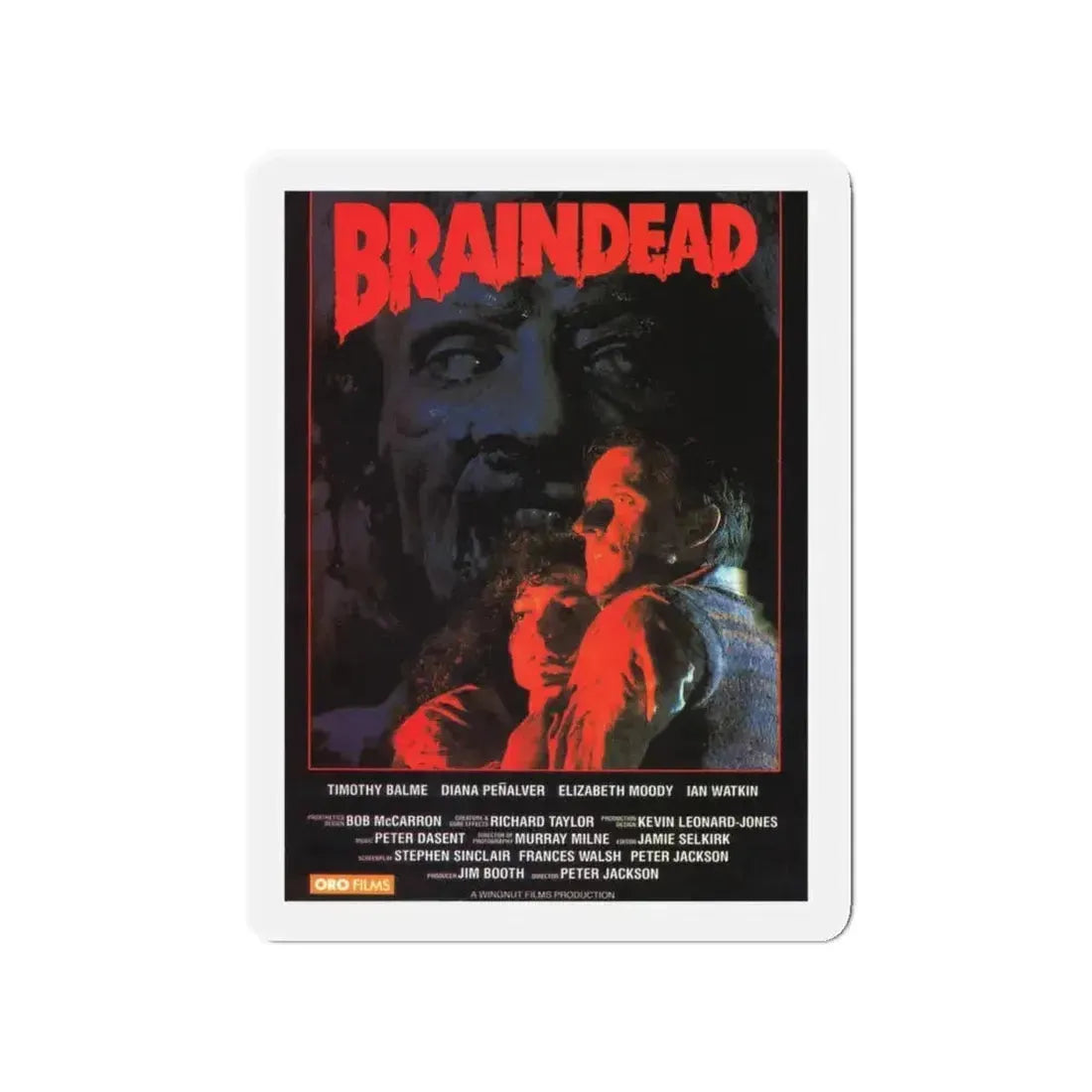 BRAINDEAD 1992 Movie Poster - Refrigerator Magnet - The Sticker Space