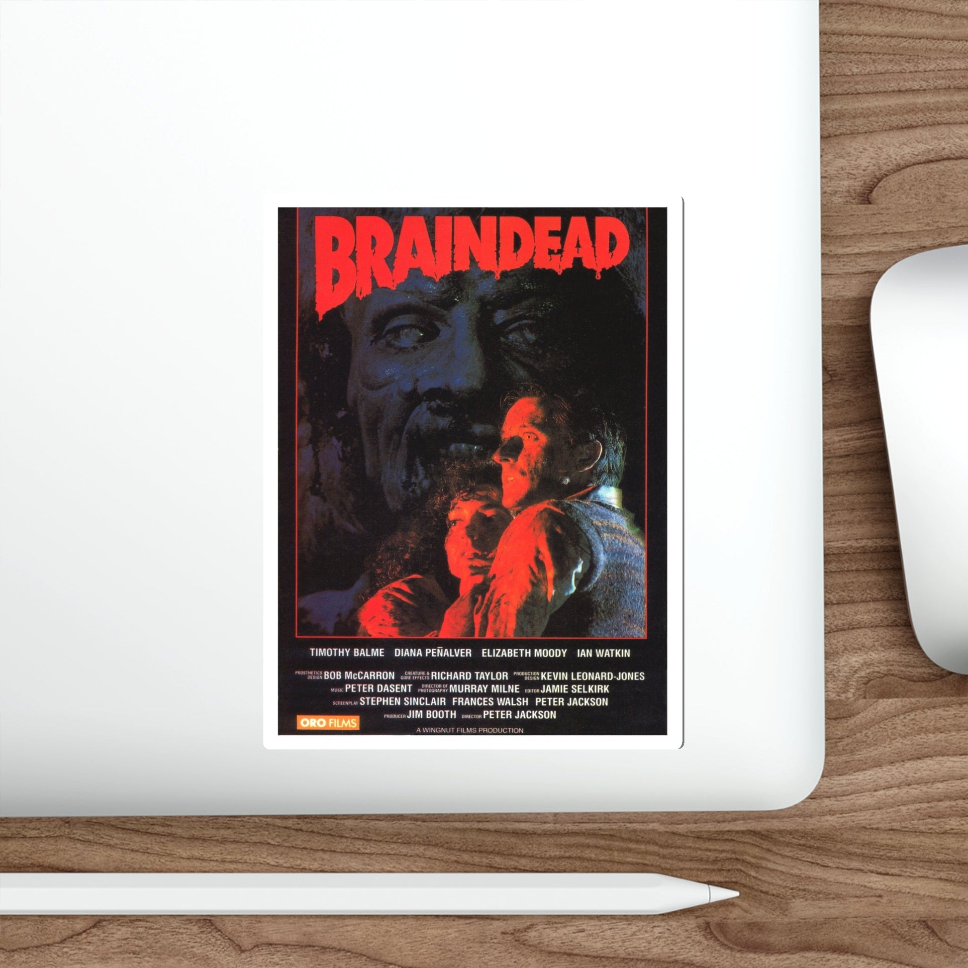 BRAINDEAD 1992 Movie Poster STICKER Vinyl Die-Cut Decal-The Sticker Space