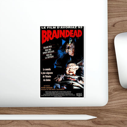 BRAINDEAD (DEAD ALIVE) - FRENCH 1992 Movie Poster STICKER Vinyl Die-Cut Decal-The Sticker Space