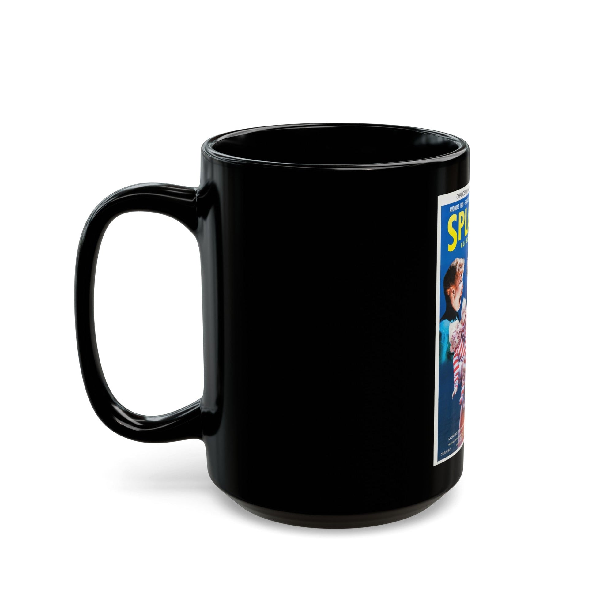 BRAINDEAD (ITALIAN) 1992 Movie Poster - Black Coffee Mug-The Sticker Space