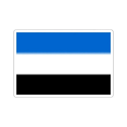 Braine-le-Comte flag proposal (Belgium) STICKER Vinyl Kiss-Cut Decal 3 Inch White - The Sticker Space