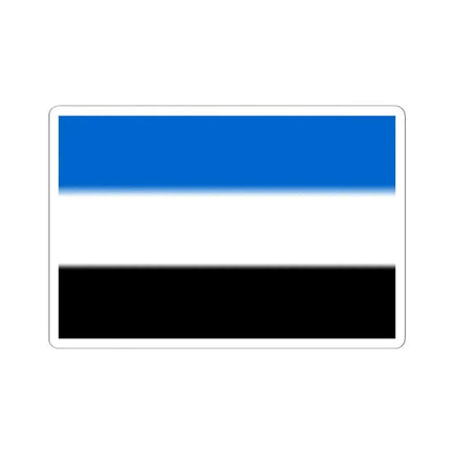 Braine-le-Comte flag proposal (Belgium) STICKER Vinyl Kiss-Cut Decal 4 Inch White - The Sticker Space