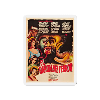 BRAINIAC (BARON OF TERROR) 1962 Movie Poster - Die-Cut Magnet-6 × 6"-The Sticker Space