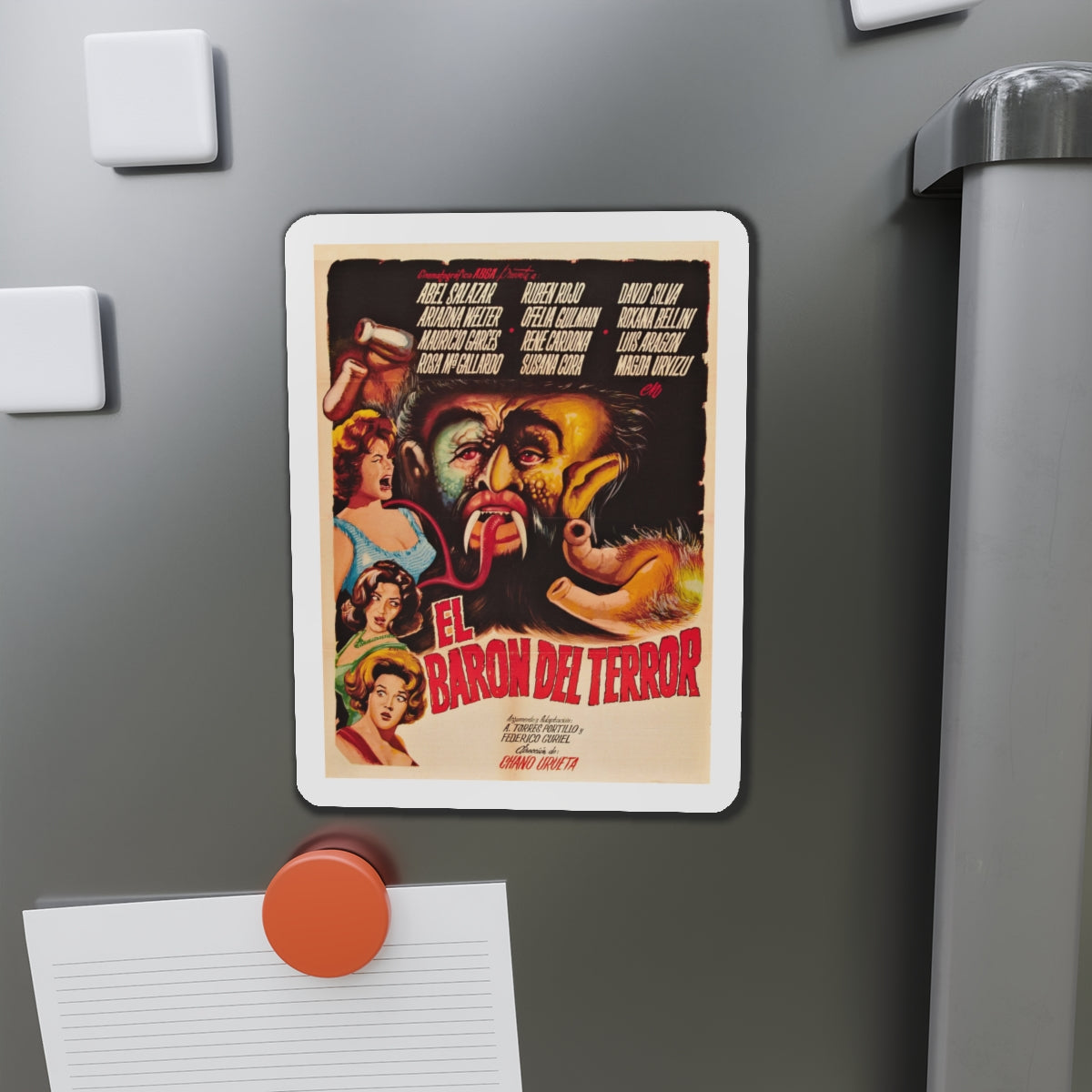 BRAINIAC (BARON OF TERROR) 1962 Movie Poster - Die-Cut Magnet-The Sticker Space