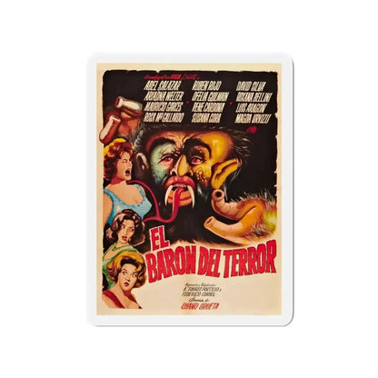 BRAINIAC (BARON OF TERROR) 1962 Movie Poster - Refrigerator Magnet 4 Inch - The Sticker Space
