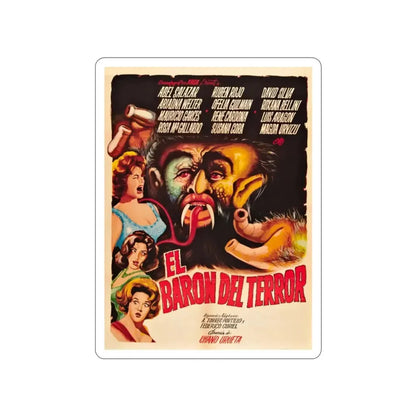 BRAINIAC (BARON OF TERROR) 1962 Movie Poster STICKER Vinyl Die-Cut Decal - The Sticker Space