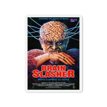 BRAINSLASHER (MINDWARP) 1992 Movie Poster - Refrigerator Magnet 3 Inch - The Sticker Space