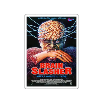 BRAINSLASHER (MINDWARP) 1992 Movie Poster STICKER Vinyl Die-Cut Decal 5 Inch - The Sticker Space