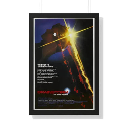 BRAINSTORM 1983 - Framed Movie Poster 20" x 30" Black - The Sticker Space