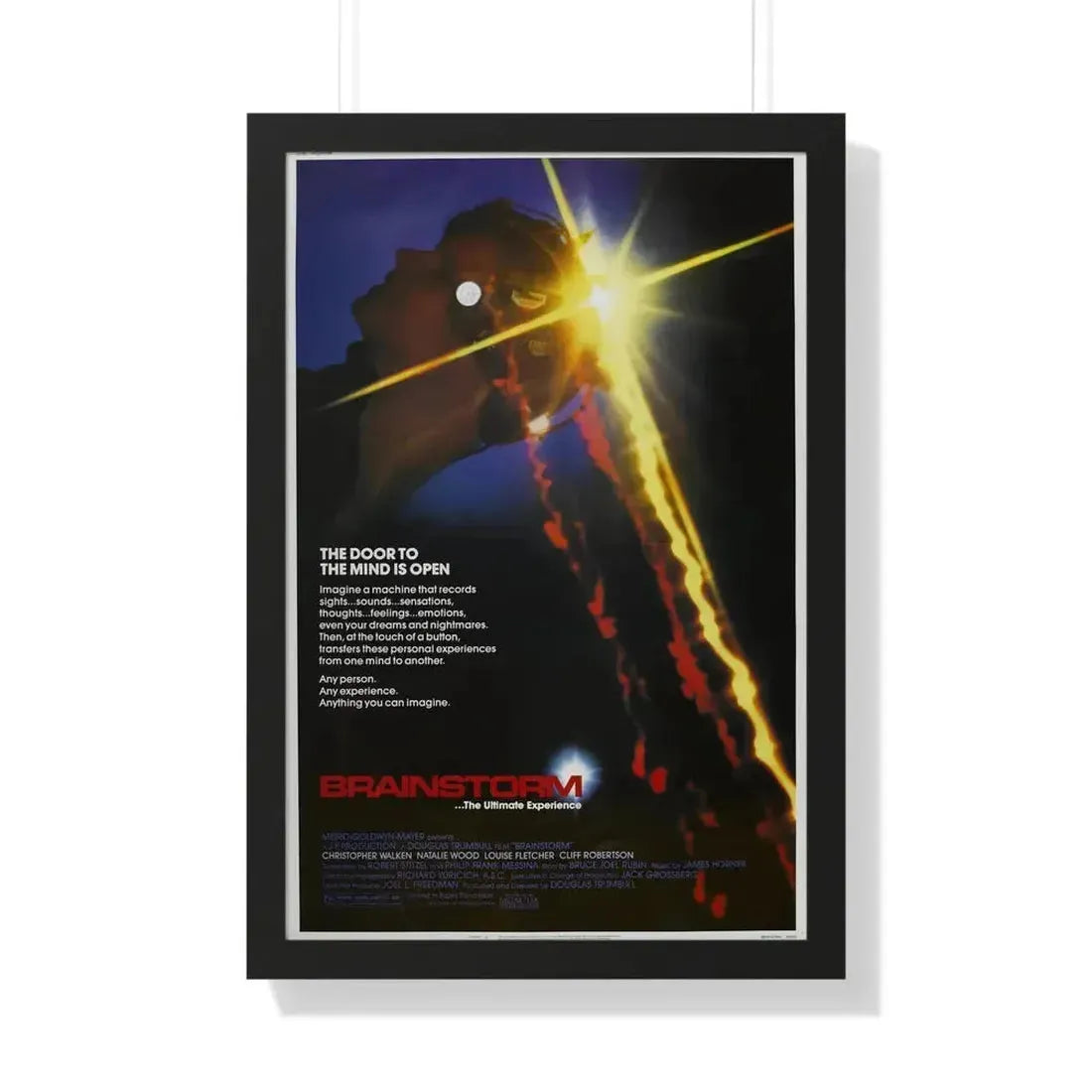BRAINSTORM 1983 - Framed Movie Poster - The Sticker Space