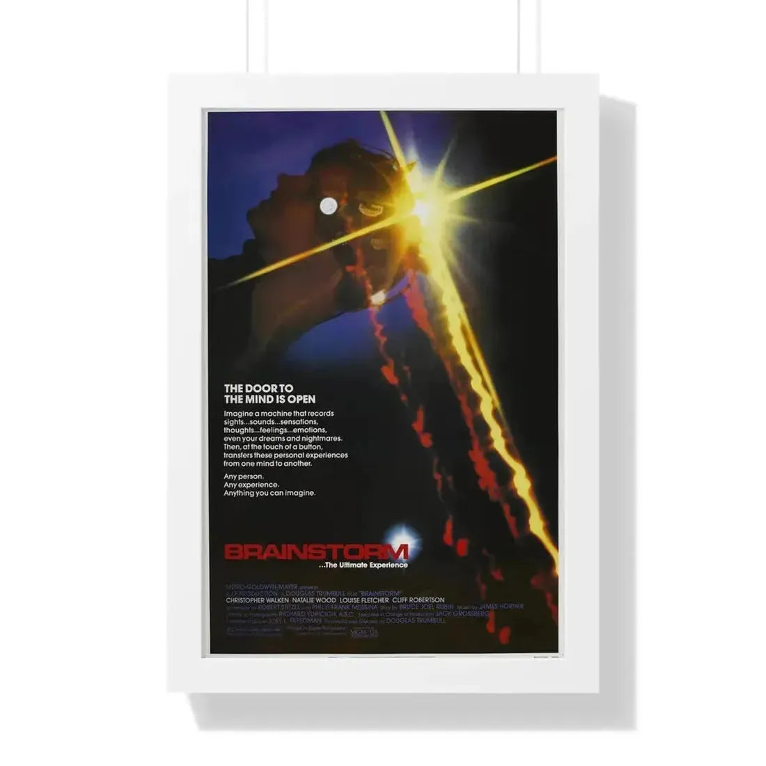 BRAINSTORM 1983 - Framed Movie Poster - The Sticker Space