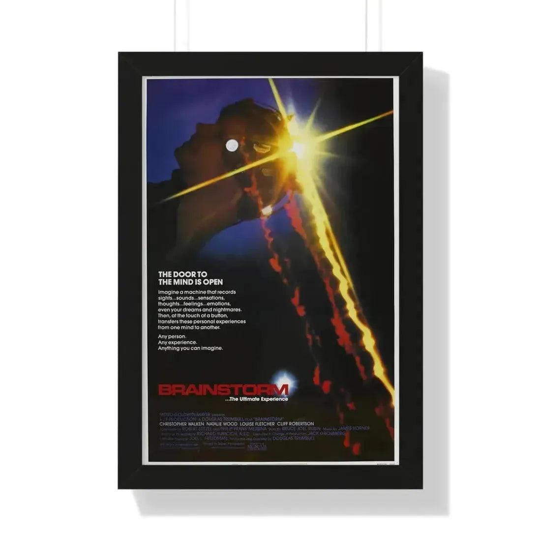 BRAINSTORM 1983 - Framed Movie Poster - The Sticker Space