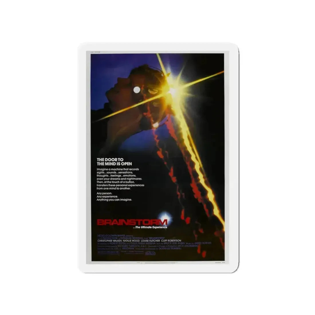 BRAINSTORM 1983 Movie Poster - Refrigerator Magnet 3 Inch - The Sticker Space