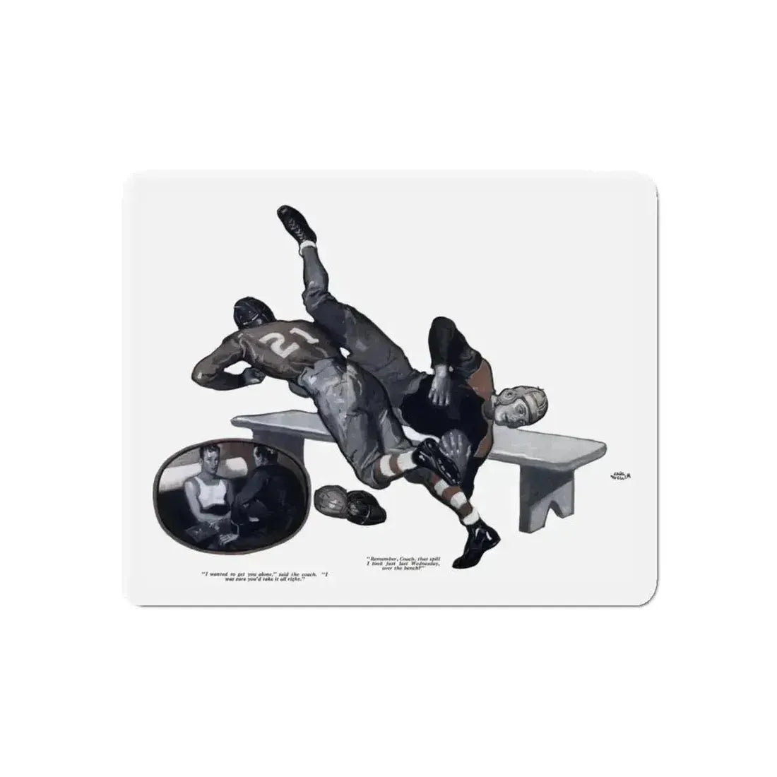 Brainstorm Play, Redbook, December 1934 (Magazine Illustration) Refrigerator Magnet 4 Inch Die-Cut - The Sticker Space