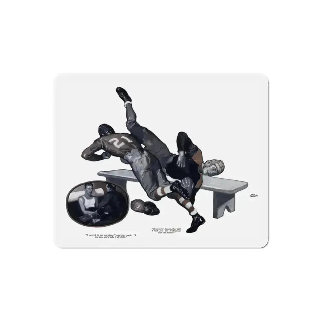 Brainstorm Play, Redbook, December 1934 (Magazine Illustration) Refrigerator Magnet 6 Inch Die-Cut - The Sticker Space