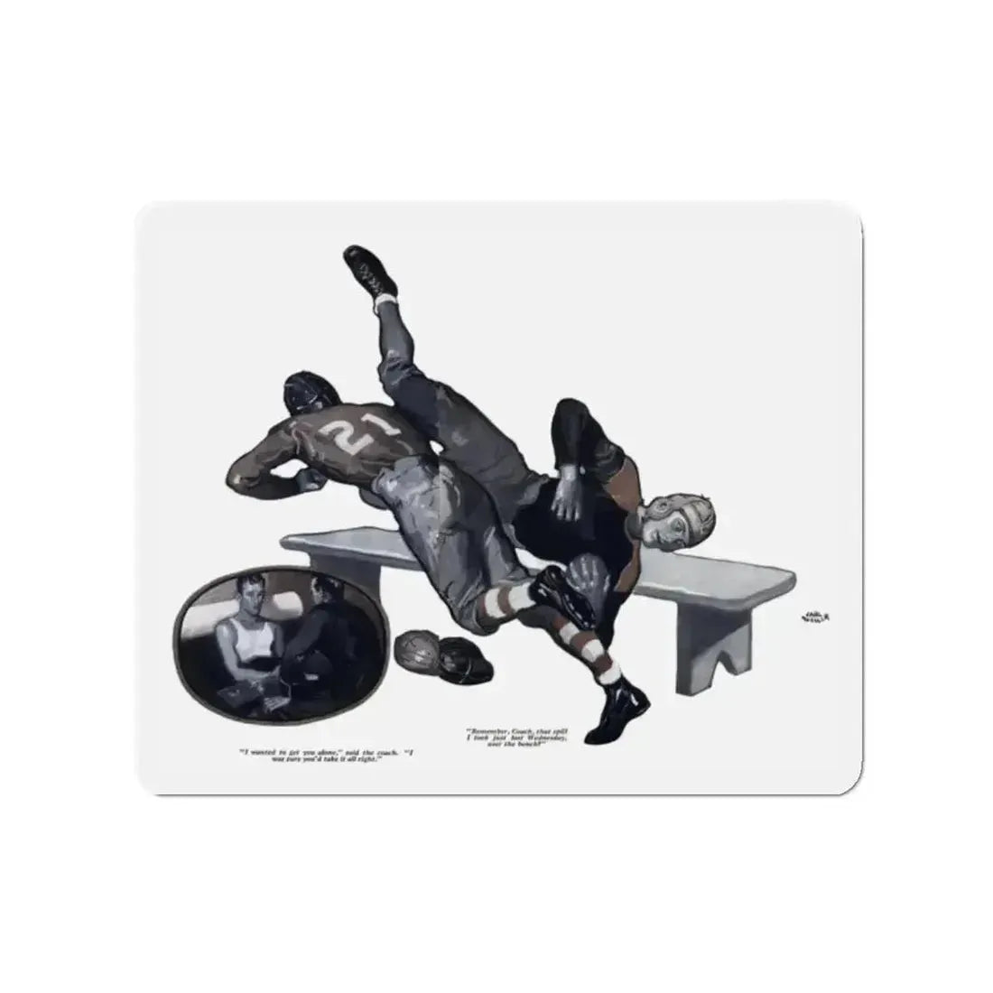 Brainstorm Play, Redbook, December 1934 (Magazine Illustration) Refrigerator Magnet - The Sticker Space