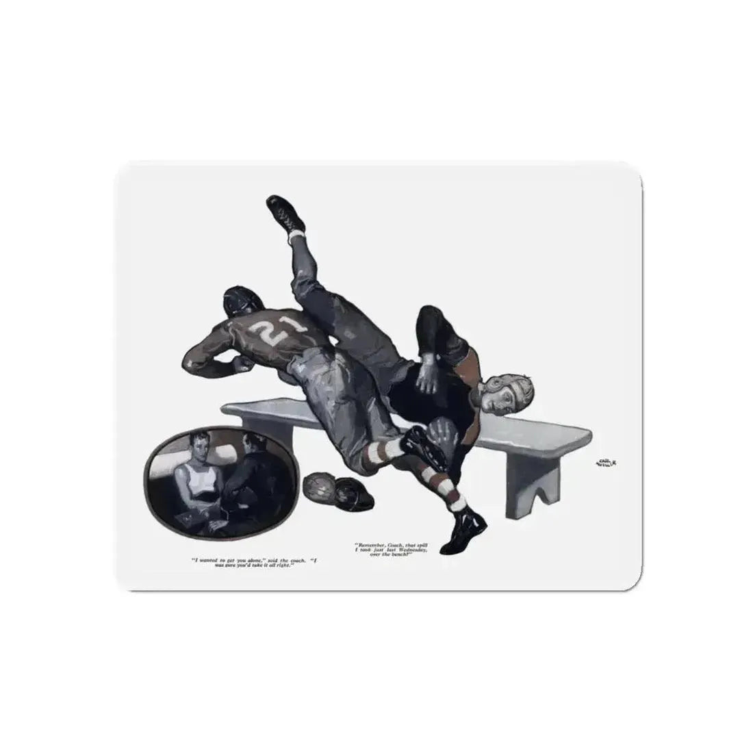 Brainstorm Play, Redbook, December 1934 (Magazine Illustration) Refrigerator Magnet - The Sticker Space