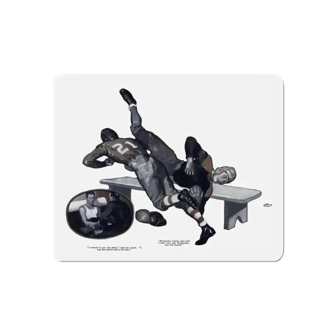 Brainstorm Play, Redbook, December 1934 (Magazine Illustration) Refrigerator Magnet - The Sticker Space