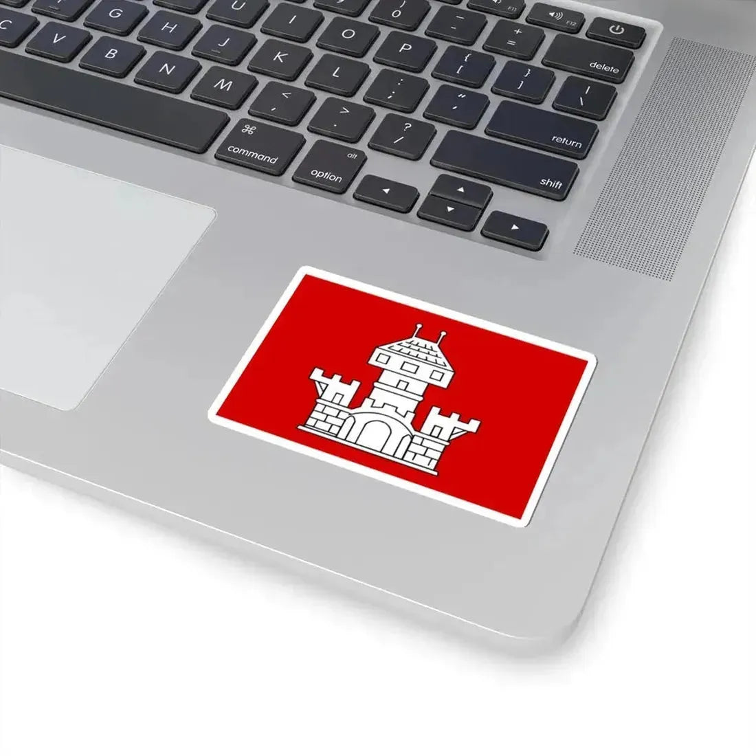 Braives vlag (Belgium) STICKER Vinyl Kiss-Cut Decal - The Sticker Space