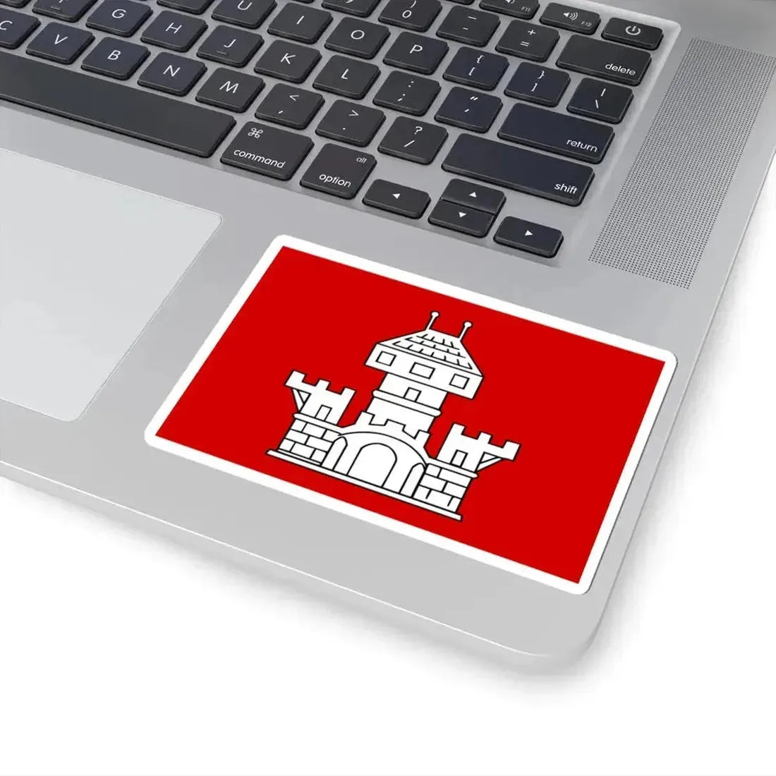 Braives vlag (Belgium) STICKER Vinyl Kiss-Cut Decal - The Sticker Space