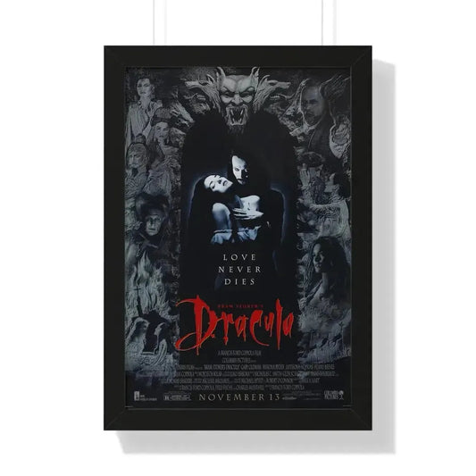 BRAM STOKERS DRACULA 1992 - Framed Movie Poster 16″ x 24″ Black - The Sticker Space