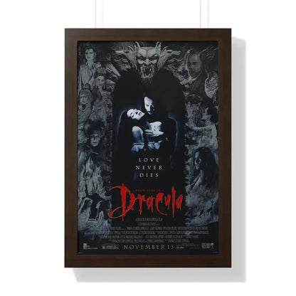 BRAM STOKERS DRACULA 1992 - Framed Movie Poster 16″ x 24″ Walnut - The Sticker Space