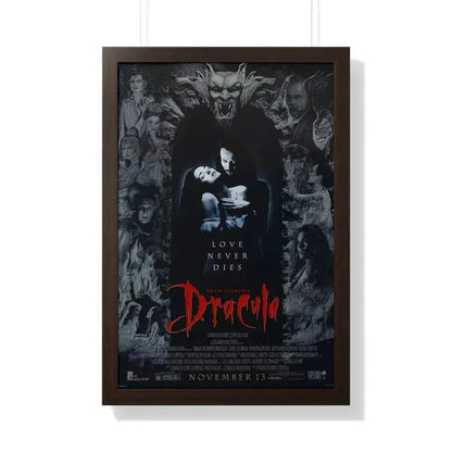 BRAM STOKERS DRACULA 1992 - Framed Movie Poster 20" x 30" Walnut - The Sticker Space