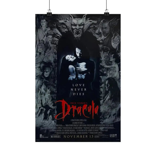 BRAM STOKERS DRACULA 1992 - Paper Movie Poster 12″ x 18″ Matte - The Sticker Space