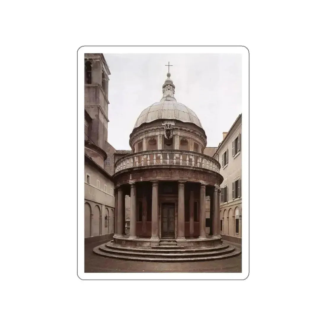 BRAMANTE, Donato - Tempietto (Artwork) STICKER Vinyl Die-Cut Decal - The Sticker Space