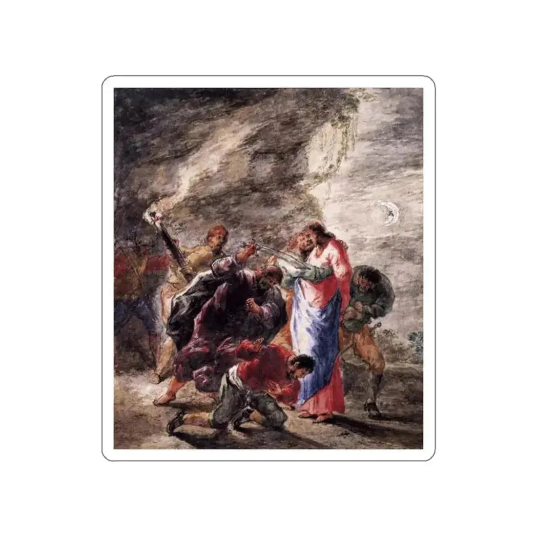 BRAMER, Leonaert - Graphics - Scenes from the Life of Christ2 (Artwork) STICKER Vinyl Die-Cut Decal White Die-Cut 4 Inch - The Sticker Space