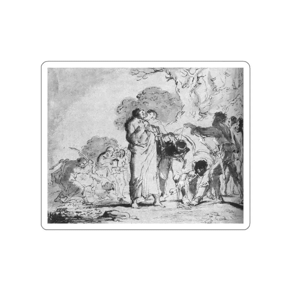 BRAMER, Leonaert - Graphics - The Betrayal of Christ (Artwork) STICKER Vinyl Die-Cut Decal - The Sticker Space