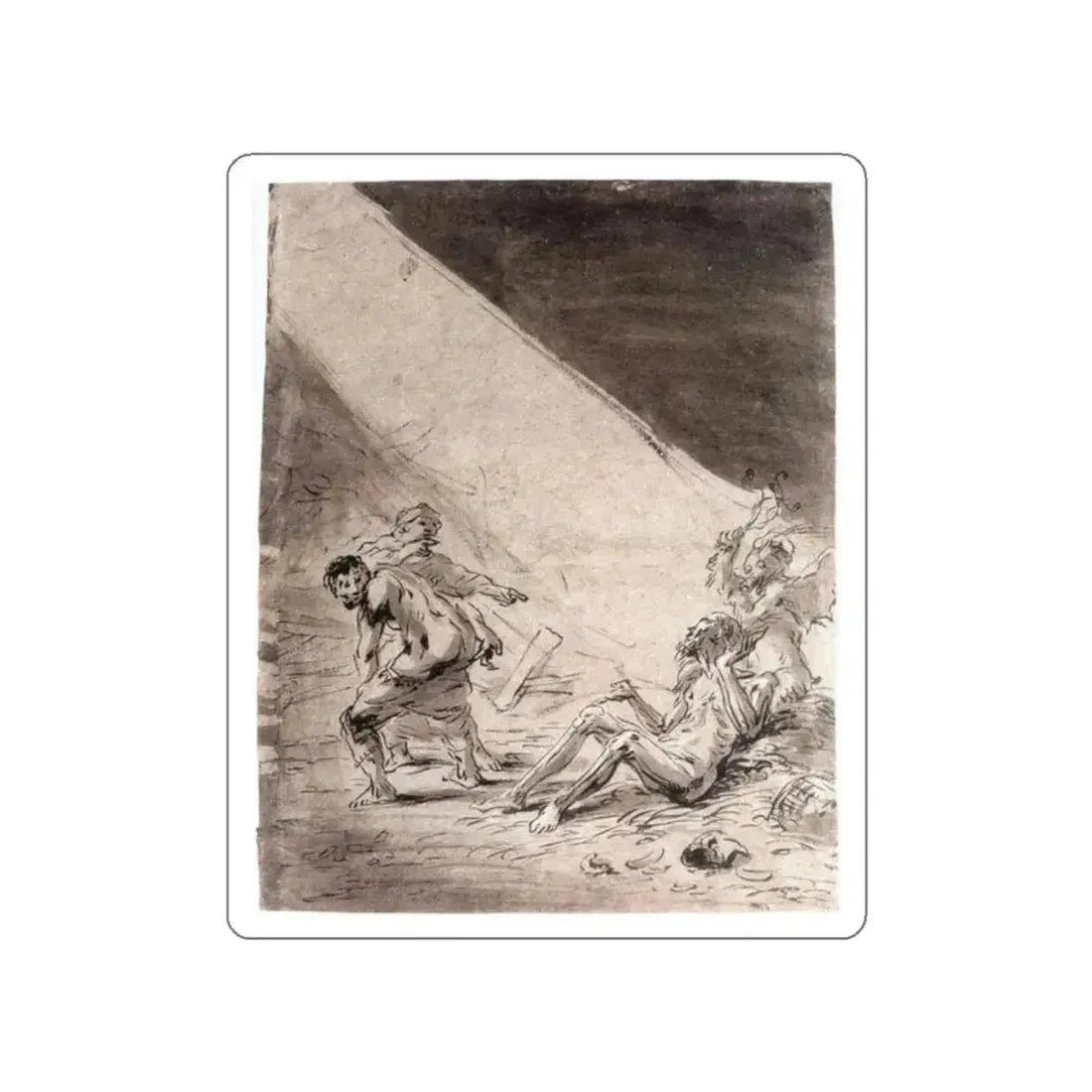 BRAMER, Leonaert - Graphics - The Trials of Job (Artwork) STICKER Vinyl Die-Cut Decal - The Sticker Space