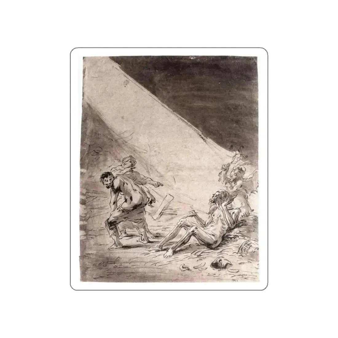 BRAMER, Leonaert - Graphics - The Trials of Job (Artwork) STICKER Vinyl Die-Cut Decal - The Sticker Space