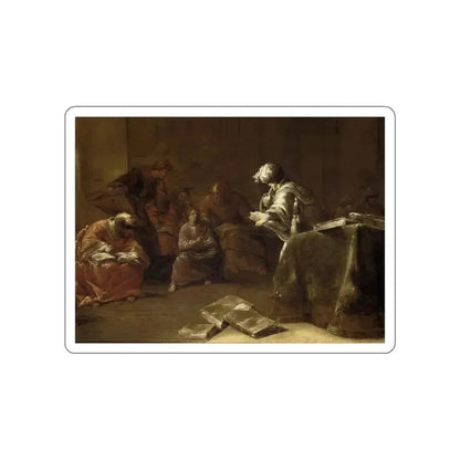 BRAMER, Leonaert - Paintings - Christ among the Doctors2 (Artwork) STICKER Vinyl Die-Cut Decal - The Sticker Space