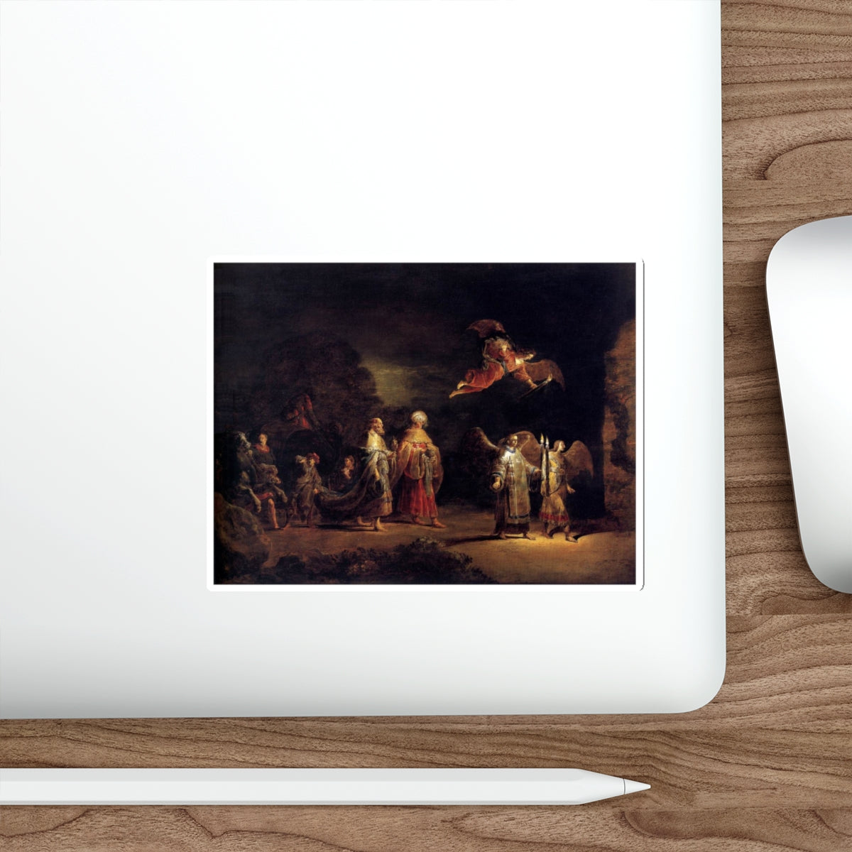 BRAMER, Leonaert - Paintings - Journey of the Three Magi to Bethlehem (Artwork) STICKER Vinyl Die-Cut Decal-The Sticker Space