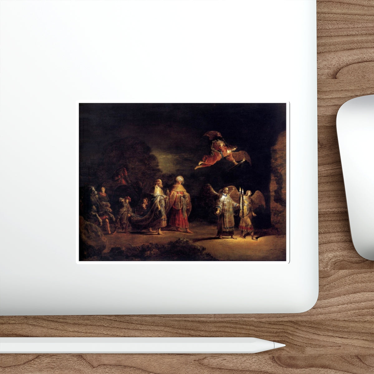 BRAMER, Leonaert - Paintings - Journey of the Three Magi to Bethlehem (Artwork) STICKER Vinyl Die-Cut Decal-The Sticker Space