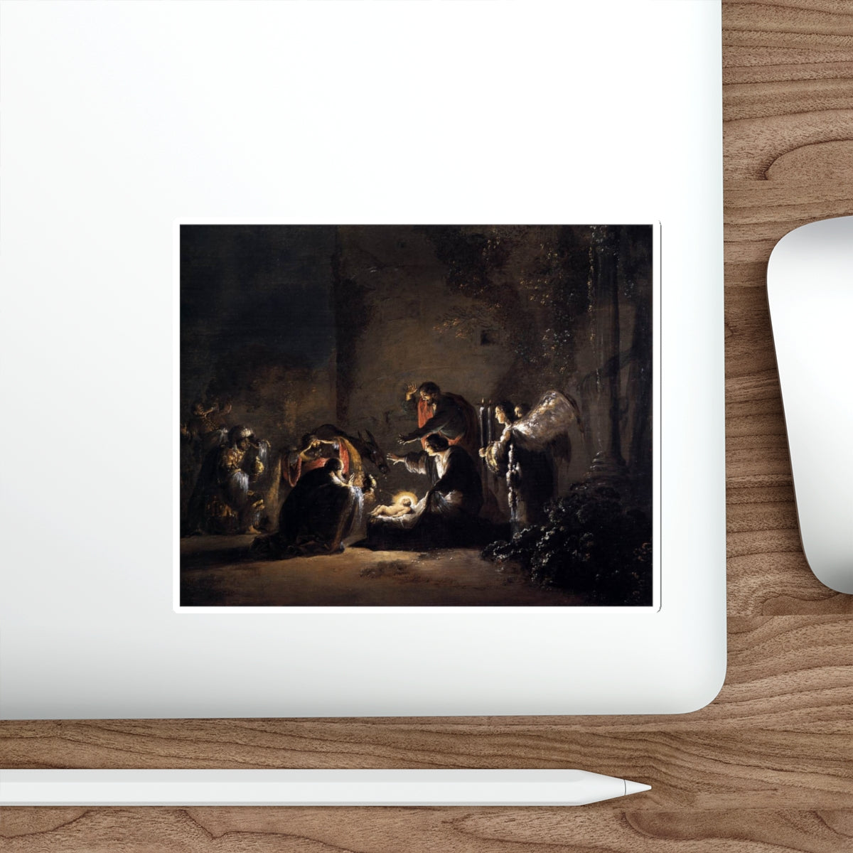 BRAMER, Leonaert - Paintings - The Adoration of the Magi (Artwork) STICKER Vinyl Die-Cut Decal-The Sticker Space