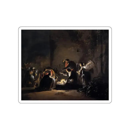 BRAMER, Leonaert - Paintings - The Adoration of the Magi (Artwork) STICKER Vinyl Die-Cut Decal White Die-Cut 2 Inch - The Sticker Space