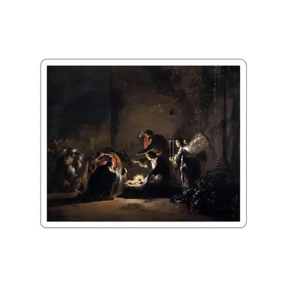 BRAMER, Leonaert - Paintings - The Adoration of the Magi (Artwork) STICKER Vinyl Die-Cut Decal White Die-Cut 6 Inch - The Sticker Space