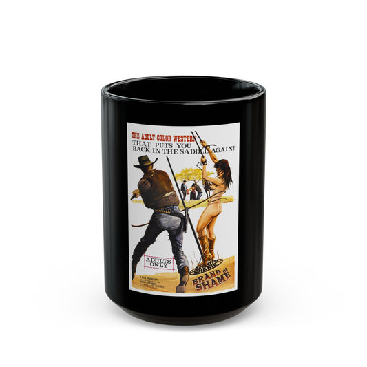 BRAND OF SHAME 1968 Movie Poster - Black Coffee Mug-15oz-The Sticker Space