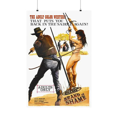 BRAND OF SHAME 1968 - Paper Movie Poster - The Sticker Space